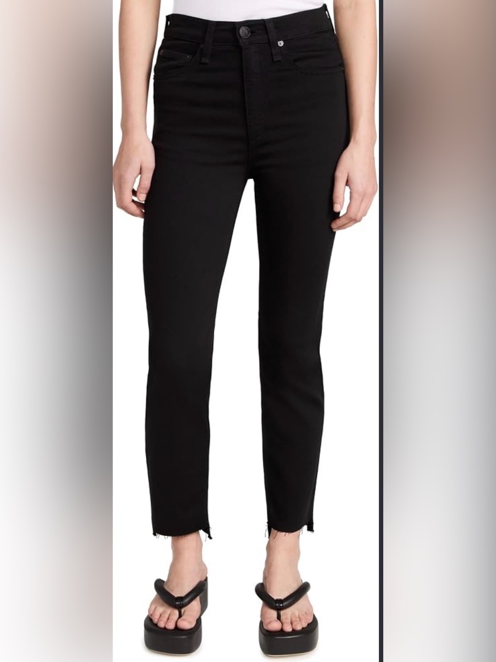 Rag & Bone Wren high rise slim straight